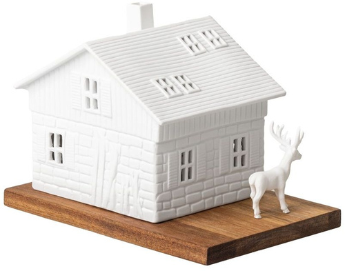 Lampion domek 13 cm Chantka narciarska RAEDER