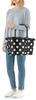 Koszyk carrybag frame dots white REISENTHEL