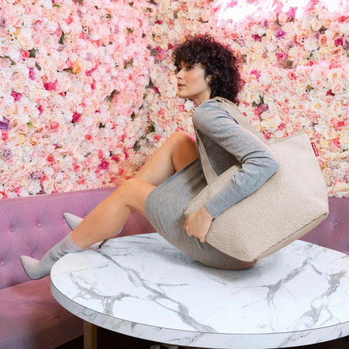 Torba shopper M teddy sand REISENTHEL