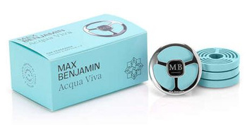 Zapach do auta + 4 wkłady Acqua Viva Max Benjamin