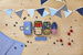 Sztućce podróżne Pocket Color Blue Infinity MONBENTO