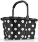 Koszyk carrybag frame dots white REISENTHEL