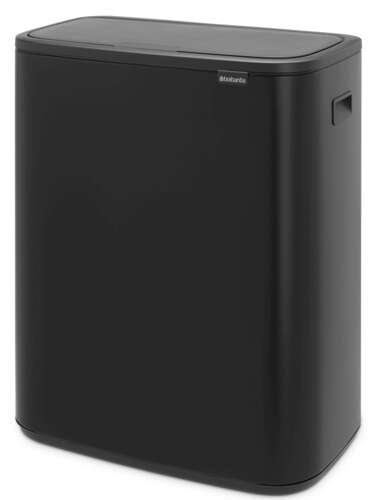 Kosz Bo Touch Bin 60l czarny matowy BRABANTIA
