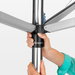 Suszarka ogrodowa Topspinner 60m (mocowanie do gruntu) Szary Metaliczny BRABANTIA