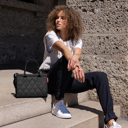 Torba daily shopper XS rhombus black REISENTHEL