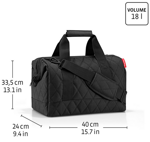 Torba allrounder M mesh black REISENTHEL