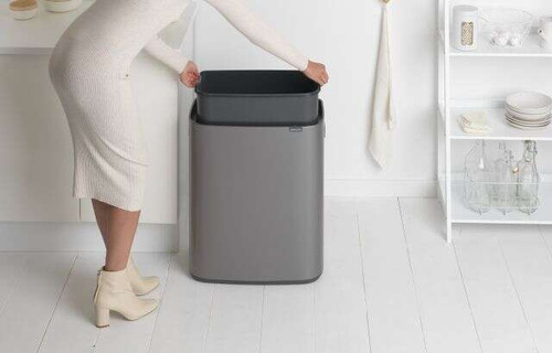 Kosz Bo Touch Bin 60l platynowy BRABANTIA
