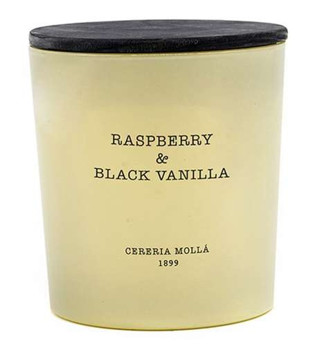 Świeca XL Raspberry and Black Vanilla 600 gr. CERERIA MOLLA 