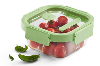 Szklany pojemnik 520ml kwadratowy LEKUE