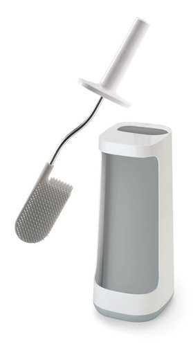 Szczotka do toalet z przestrzenią na detergenty Flex szara JOSEPH JOSEPH