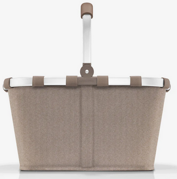 Koszyk carrybag herringbone mokka REISENTHEL