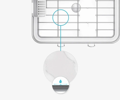 Suszarka do naczyń steel frame dishrack matte black SIMPLEHUMAN