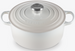 Brytfanna żeliwna okrągła 24 cm meringue LE CREUSET