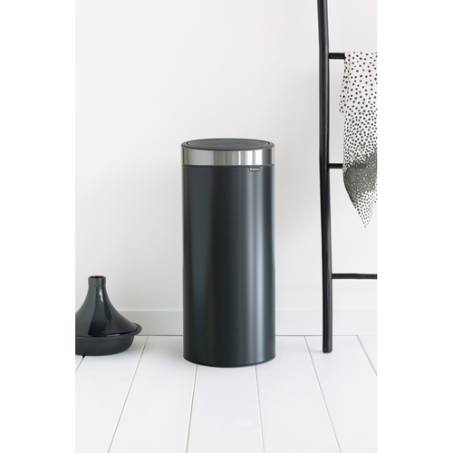 Kosz Touch Bin New 30l czarny matowy FPP BRABANTIA