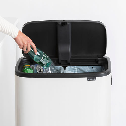 Kosz Bo Touch Bin Hi 2x30 l biały BRABANTIA