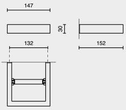 Uchwyt na papier toaletowy LINEA polerowany ZACK