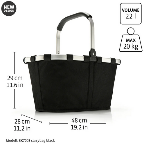 Koszyk carrybag mesh lemon REISENTHEL