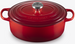 Brytfanna żeliwna owalna 29 cm wiśniowa LE CREUSET