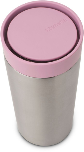 Kubek termiczny 360 ml Make & Take Lilac Pink BRABANTIA