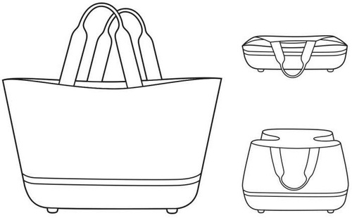 Koszyk shoppingbasket twist silver REISENTHEL