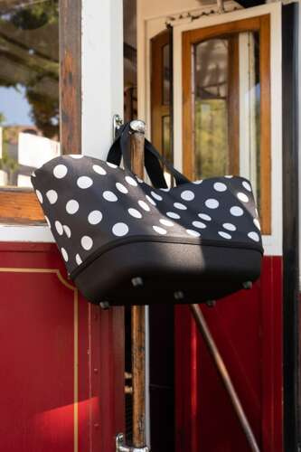 Torba shoppingbasket dots white REISENTHEL