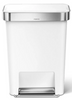 Kosz na śmieci 45l Liner Pocket biały SIMPLEHUMAN