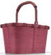 Koszyk carrybag twist maroon REISENTHEL