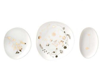 Zestaw 3 talerzyków Wonderland ogród RAEDER