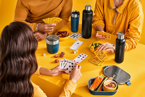 Butelka termiczna 500 ml On The Go bamboo green LE CREUSET