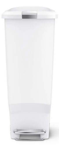Kosz na śmieci 40l Slim biały SIMPLEHUMAN