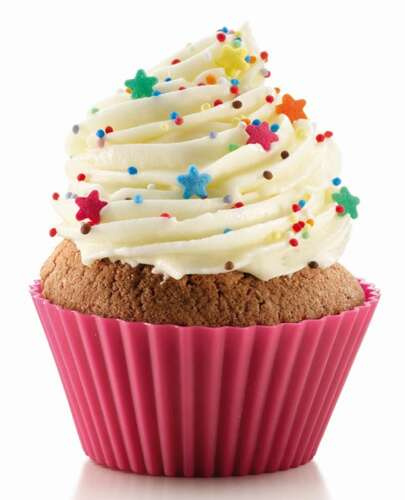 Foremki do pieczenia muffinek 10 cm (6 sztuk) silikonowe LEKUE