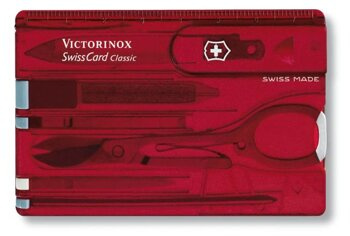Swiss Card Classic czerwona VICTORINOX