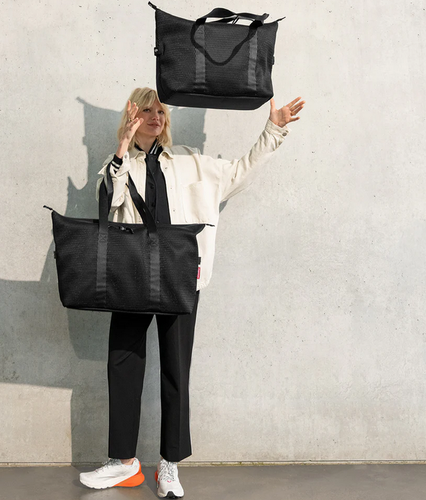 Torba extralite shopper L mesh black REISENTHEL