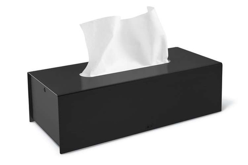 Pudełko na chusteczki higieniczne PURO czarne ZACK