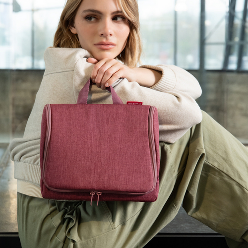 Kosmetyczka toiletbag XL twist maroon REISENTHEL