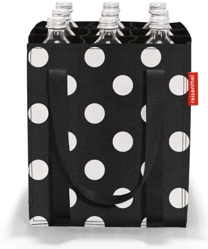 Torba bottlebag dots white REISENTHEL