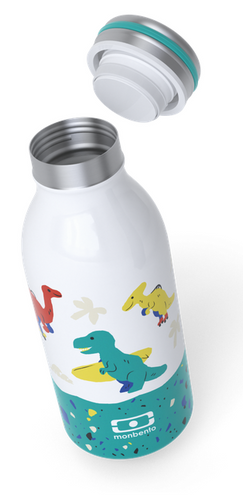 Butelka termiczna 350ml  Cooly blue Dino MONBENTO