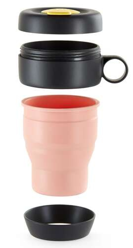 Kubek składany 350ml Mug To Go coral LEKUE