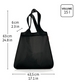 Siatka mini maxi shopper leo nero REISENTHEL 