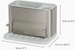 Organizer do zlewu Surface™ stone JOSEPH JOSEPH