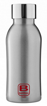 Butelka termiczna 350 ml B Bottles Twin silver brushed BUGATTI