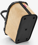 Koszyk carrybag raffia black REISENTHEL
