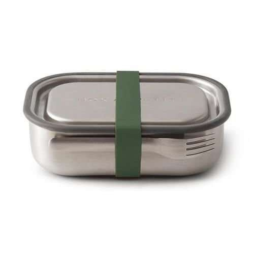Lunch box stalowy L oliwkowy BLACK+BLUM