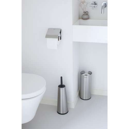 Zasobnik na papier toaletowy ReNew stal matowa BRABANTIA
