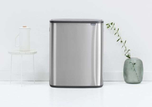 Kosz Bo Touch Bin 2x30 l stal matowa FPP BRABANTIA