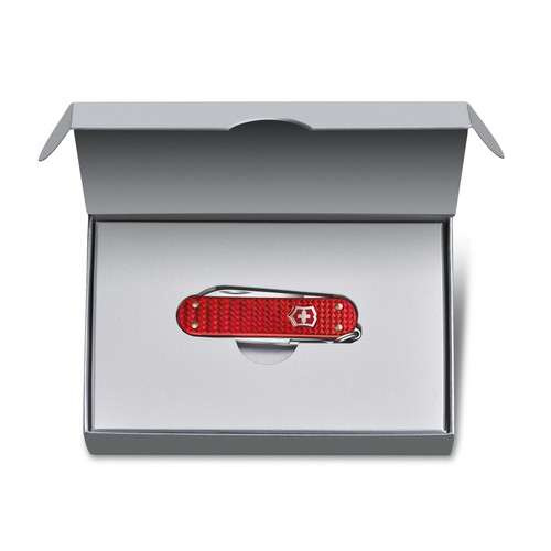 Scyzoryk CLASSIC PRECIOUS ALOX Iconic Red VICTORINOX