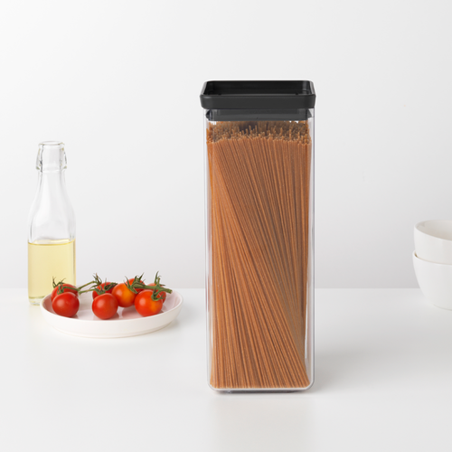 Pojemnik kwadratowy 2,5 l Tasty+ BRABANTIA ciemnoszary