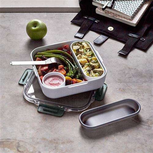 Lunch box kwadratowy morski BLACK+BLUM