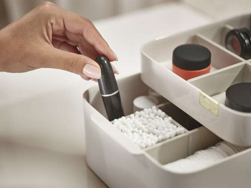 Organizer łazienkowy + lusterko kieszonkowe JOSEPH&JOSEPH