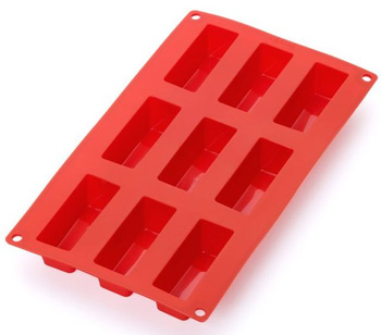 Forma do pieczenia sztabka silikoowa czerwona LEKUE